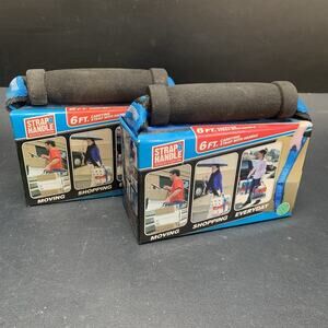 Strap A Handle 6 FT Carrying Strap w/ Handle for Moving, Shopping, 2 Pack Lot